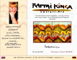 Raffai Kinga m�v�szet, fest�m�v�sz