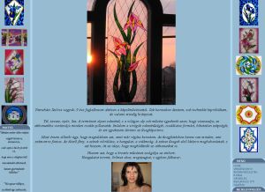 Petneh�zi Szilvia m�v�szet, �vegfestm�ny