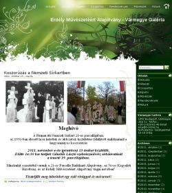 Erd�ly M�v�szet��rt Alap�tv�ny - V�rmegye Gal�ria m�v�szet