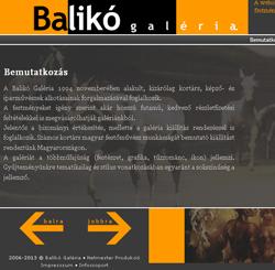 Balik� m�v�szet, gal�ria