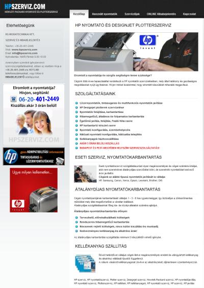 HP nyomtat� �s designjet plotterszerviz nyomtat�, szolg�ltat�s