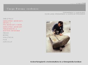 Varga Ferenc m�v�szet, szobr�sz